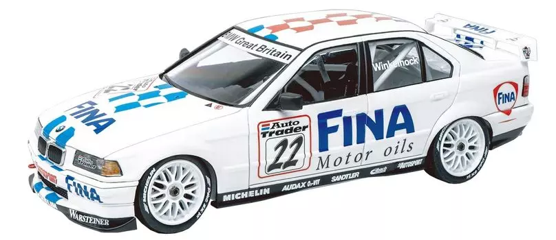 BMW 320i E36 1996 BTCC Browns Hatch Winner Пластиковая модель BX24045 Platz/BEEMAX 1/24