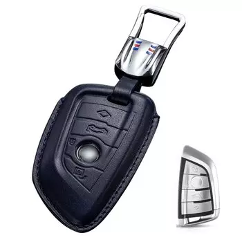 BMW Key Case, Smart Key Case, Key Cover, Genuine Leather, Good Texture, Luxury, Specially For BMW