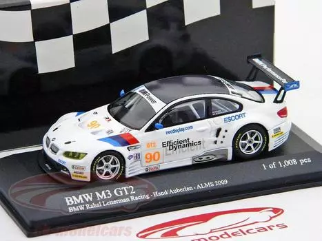 BMW M3 GT2 Team BMW Rahal LETTERMAN ALMS 2009 [MINICHAMPS/Minichamps] 1/43 (Е92)