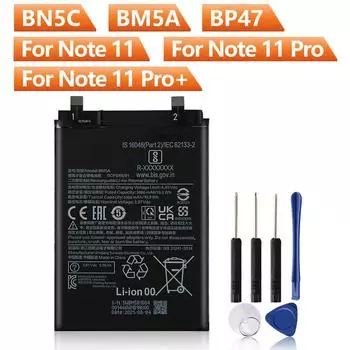 BN5C BM5A BP47 Сменный аккумулятор для телефона для Xiaomi Redmi Note 11 Redmi Note 11 Pro Redmi Note11 Pro + 5000 мАч с инструментами or Redmi Note11 Pro+