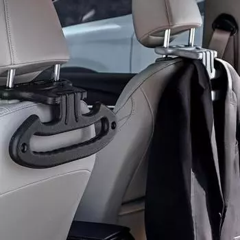 BN-B05-1C Практичная вешалка для одежды, экономящая место, универсальная из АБС-пластика чёрный