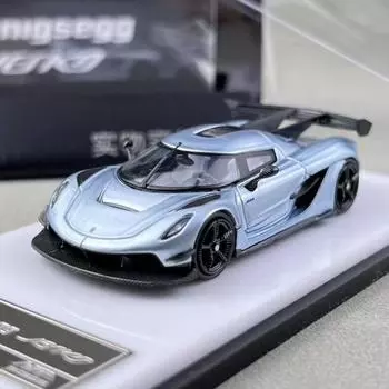 БН ХКМ 1:64 Ice Blue Jesko Attack Racing Спортивная модель литой металлической машины
