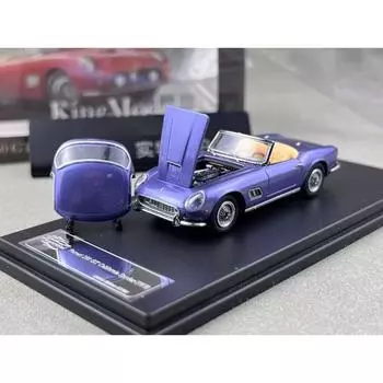 БН Кинг 1:64 Синий 250GT California Spyder SWB Спортивная модель литой металлической машины
