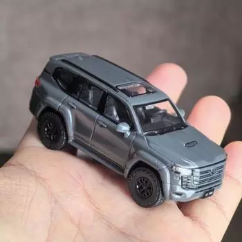 БН Масди 1:64 Серый LC300 Land Cruiser ORV внедорожник спортивная модель литой металлический автомобиль