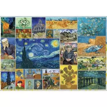 BN Puzzle Коллекция Ван Гога Пазл 10-061, 1000 деталей, разные цвета Пазл, Детские игры, Развивающие игрушки