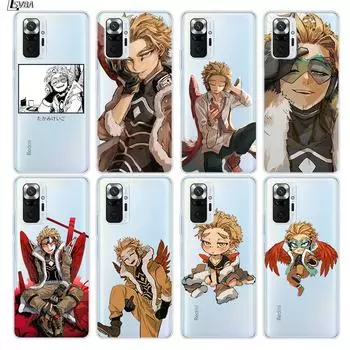 BNHA Hawks пальто аниме силиконовый чехол для Xiaomi Redmi Note 10 10S 9 9S Pro Max 9T 8T 8 7 6 5 Pro 5A 4X4 чехол для телефона Redmi Note4(32 64GB)