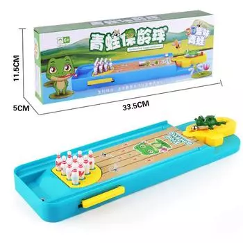 Board Games, Intellectual Toys, Children S Bowling, Frog Catapult Ball Toys, Mini, Tabletop Shooting Games