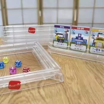 Board M transparent card holder (4pcs) set, Korea representative board game