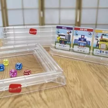 Board M transparent card holder (4pcs) set, popular Korean game