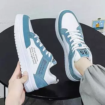Board shoes 2025 spring and summer new versatile low-top flat-soled white shoes men s Korean version fashion casual breathable sports shoes 39
