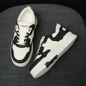 Board shoes autumn and winter new star color matching trend platform casual shoes college style versatile sports shoes women 35