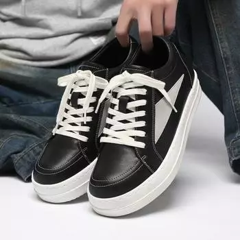 Board shoes men s American RO inverted triangle niche milk fragrance thick sole trend versatile inner height increase sports fashion casual shoes 38