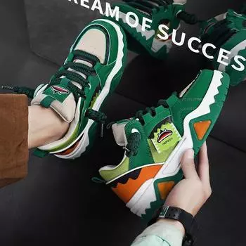 Board shoes men s shoes four seasons new men s cartoon casual shoes platform breathable shoes youth personalized sports shoes men 39