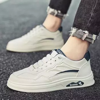 Board shoes men s spring and autumn platform white shoes new foot casual shoes student trend low-top sports shoes men 39