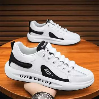 Board shoes men s spring new one-pedal casual color matching versatile Forrest Gump sports shoes thick-soled wear-resistant and non-slip student shoes 38 хаки