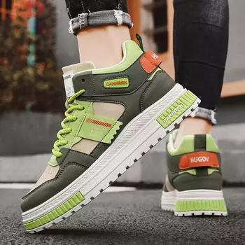 Board shoes new men s shoes spring platform heightening casual shoes skateboard shoes men s trend fashion high-top sports shoes 39