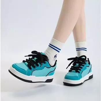 Board shoes women s 2025 new summer shoes women s ins trendy and versatile students thick-soled heightening casual sports shoes 35 синий