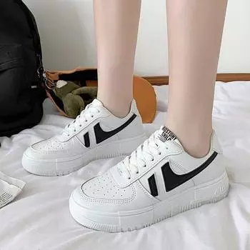 Board shoes women s street shooting students white shoes trendy sports and leisure shoes are good for large size trendy shoes 36