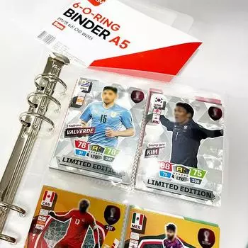 BoardM A5 3-луночная карта для настольной игры kpop фотокарта переплет фотоальбом и 10 шт. сменные рукава для переплета 4-pocket sleeve