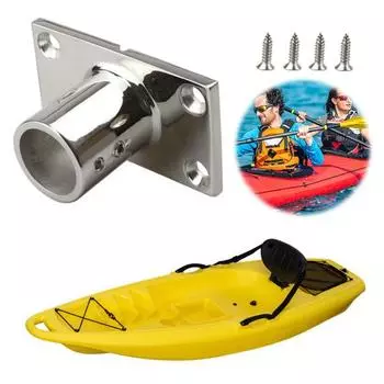 Монтаж поручня для лодки, кронштейны для крепления поручня для яхты из нержавеющей стали для морской лодки, поручень для лодки 22 mm