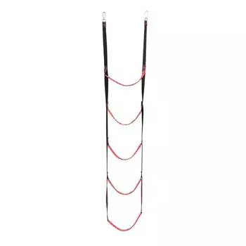 Лестница для лодки, морская веревочная лестница, вспомогательная веревочная лестница для посадки, 3/4/5 ступеней, многоразовая переносная нейлоновая лестница для лодки