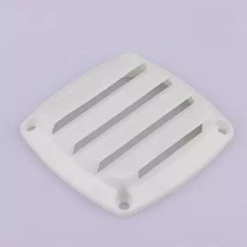 Boat Louvered Vent Replace Square Air Vent Grill Ventilation Ducting Cover Outlet Vent for Marine белый