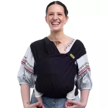 Bobabliss Baby Carrier Baby String для новорожденных Стильный хлопковый слинг и переноска Bliss (черный) чёрный
