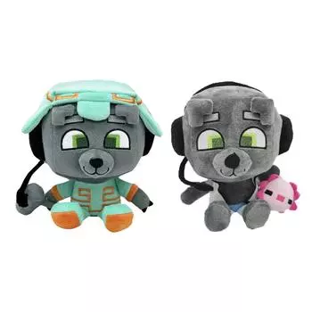 Bobicraft Gitd Wolf Plush Anime Plush Toy Мягкие игрушки Куклы Дети Подарки на день рождения
