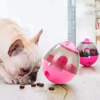 Bobos Dog Ottogi шариковый нос для работы, мячик для закусок, яйцо динозавра для собаки, игрушка IQ, розовый, 1 шт.