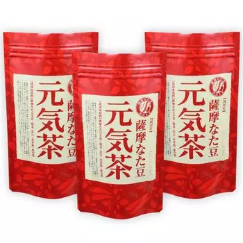 Бобы Сацума Ната Генкича из Кагосимы 3 г x 30 пакетиков x 3 Чай из бобов Ната Чай из бобов Ната Смесь чистых голубиных черно-красных почек и шелковицы