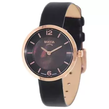 [Boccia Titanium] Часы 3266-03 женские черные