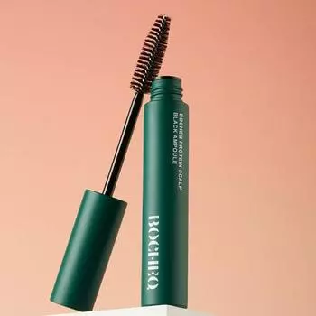 Bochek Protein Scalp Ampoule Hair Loss Cover Natural Brown 3-х предметный набор