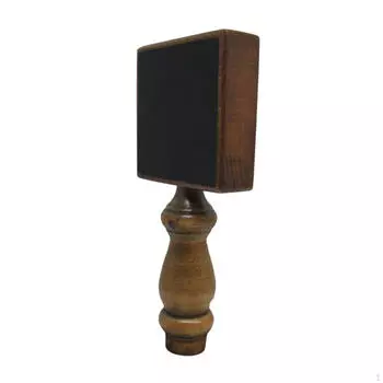 Бочка с ручкой для пивного крана с меловой доской, простая в использовании, портативная, для кегератора, дерева 18cm