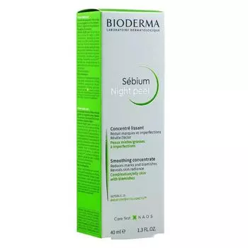 Boderma Sebium Ночной пилинг-концентрат для разглаживания кожи 40 мл