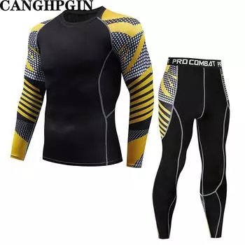 Боди для мужчин, 2 шт., футболка для фитнеса, быстросохнущая стрейч, профессиональный комплект, спортивная одежда, размер S-4XL S