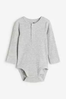 Боди Henley с длинными рукавами