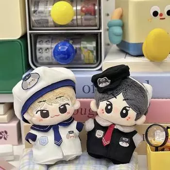 Боди Хлопковая Кукольная Одежда Шляпа Идол Плюшевая Кукольная Одежда 10 СМ Кукольная Одежда Подарок На День Рождения style B