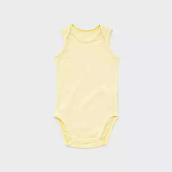 Боди из хлопковой сетки UNIQLO JAPAN без рукавов 61 BLUE/80