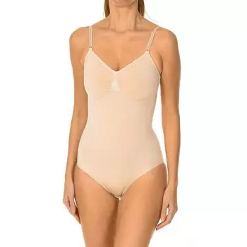 SS Gold Bodysuit с застежкой на крючки 510117 для женщин бежевый