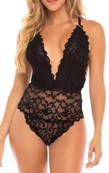 Боди Jeana Черный L/XL прозрачный