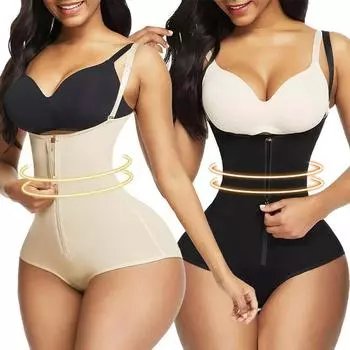 Боди корректирующее белье для женщин с контролем живота Fajas Colombianas Body Shaper Waist Trainer Бесшовные нижнее белье