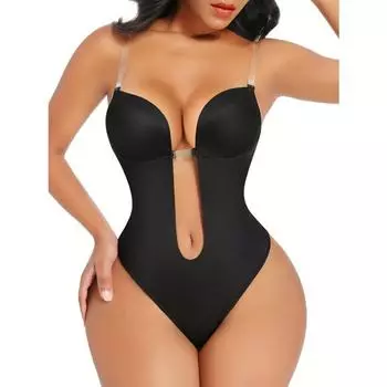Боди Sculpted Hollow Shaping, нижнее белье Control Tummy Shaper, женское нижнее белье и корректирующее белье S чёрный