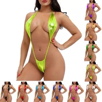Боди Сексуальное Женское Белье Стринги Стринги Холтер Бикини Комбинезон