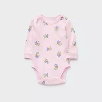 Боди UNIQLO BN Joy Of Print с длинными рукавами, 1 шт.