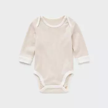 Боди UNIQLO BN с длинными рукавами, 1P, колор-блок