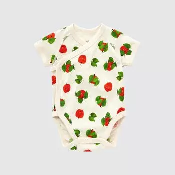 Боди UNIQLO JAPAN Picture Book Collection Tupela Zupela с короткими рукавами и вырезом спереди