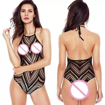 Боди Женское латексное белье Эротическое кожаное нижнее белье Бюстгальтер на бретельках и трусики Комплект сексуальный наряд с цепочкой Женский готический эротический комплект M