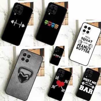 Бодибилдинг тренажерный зал фитнес для Samsung Galaxy M23 M33 M13 M53 M11 M51 M14 M34 M54 M15 M55 M20 M30s M12 M32 M52 чехол Samsung M13 4G