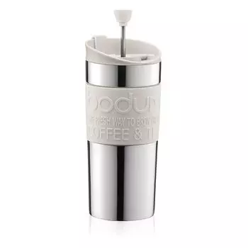 BODUM Coffee Maker Coffee Press TRAVEL PRESS SET Portable Coffee Maker 350ml Stainless Steel Double Structure Thermal Immersion Type French Press