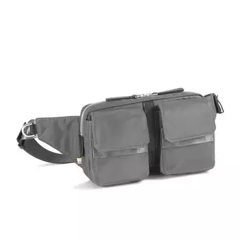 Body Bag 2L 290g One Shoulder Waist Bag Made of Recycled Nylon Dark Gray [Orobianco] [Genuine Product] Men s TATTICA No.92941